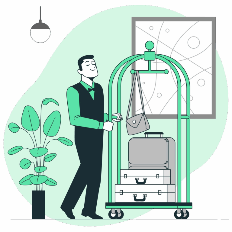 bellhop-concept-illustration