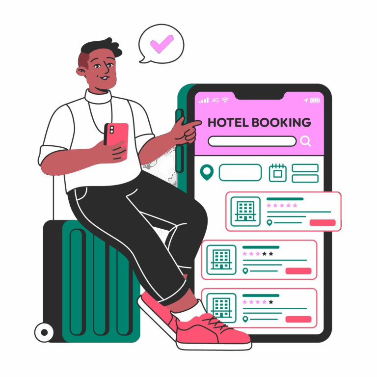 hotel-booking-concept-illustration