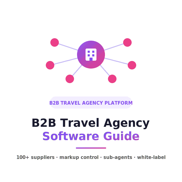 b2b-travel-agency-software B2B Travel Agency Software: The Complete Guide to Building Your Agency Platform (2026)